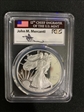 2010-W $1 Silver Eagle Mercanti Signature PR70DCAM