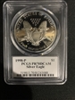 1998-P $1 Silver Eagle Mercanti Signature PR70DCAM
