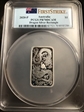 2020-P $1 Dragon Silver Rectangle Ag First Strike PR70DCAM