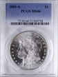 1881-S $1 MS66