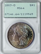 1883-O $1 MS64
