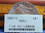 1883-O $1 MS63