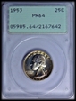 1953 25C PR64
