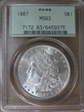 1887 $1 MS63