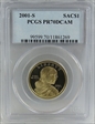 2001-S SAC$1 PR70DCAM