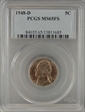 1948-D 5C MS65FS