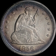1856 25C AU50