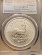 2019 1 Rand Krugerrand Silver First Strike MS70