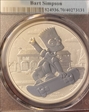 2020-P $1 Bart Simpson First Strike MS70