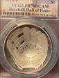 2014-P $1 Baseball Hall of Fame First Strike PR70DCAM