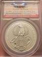 2017 £5 Griffin of Edward III Queen's Beasts 2oz Ag MS69