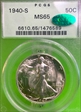 1940-S 50C MS65