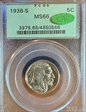 1936-S 5C MS66