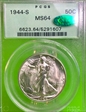 1944-S 50C MS64