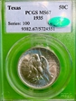 1935 50C Texas MS67