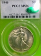 1946 50C MS66