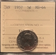1957 5c MS64