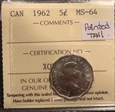 1962 5c Bug Tail MS64