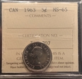 1963 5c MS65