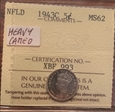 1943 5c Heavy cameo MS62