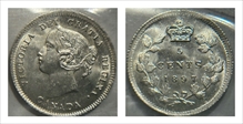 1897 5c MS65