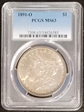 1891-O $1 MS63
