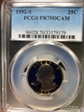 1992-S 25C PR70DCAM
