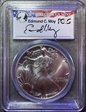 1988 $1 Silver Eagle Moy Signature MS69