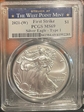 2021-(W) $1 Silver Eagle - Type 1 Struck at West Point First Strike MS69