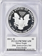 2011-W $1 Silver Eagle 25th Anniversary Set First Strike PR70DCAM