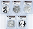 2011-P $1 Silver Eagle Rev PR 25th Anniversary Set First Strike PR70