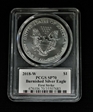 2018-W $1 Burnished Silver Eagle First Strike Mercanti SP70