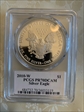 2010-W $1 Silver Eagle Mercanti Flag Signature PR70DCAM