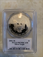 2001-W $1 Silver Eagle Mercanti Signature PR70DCAM