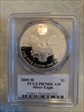 2005-W $1 Silver Eagle Mercanti Signature PR70DCAM