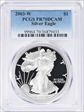 2003-W $1 Silver Eagle PR70DCAM