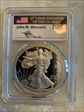 2012-W $1 Silver Eagle Mercanti Flag Signature PR70DCAM