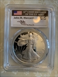 2007-W $1 Silver Eagle Mercanti Flag Signature PR70DCAM