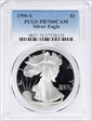1990-S $1 Silver Eagle PR70DCAM