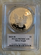2019-W $1 Silver Eagle Mercanti Flag Signature PR70DCAM