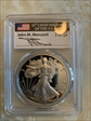 2019-W $1 Silver Eagle Mercanti Flag Signature PR70DCAM