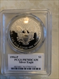 1994-P $1 Silver Eagle Mercanti Flag Signature PR70DCAM