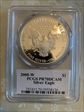2008-W $1 Silver Eagle Mercanti Flag Signature PR70DCAM
