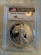 2008-W $1 Silver Eagle Mercanti Flag Signature PR70DCAM