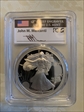 1995-P $1 Silver Eagle Mercanti Flag Signature PR70DCAM