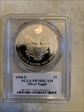 1998-P $1 Silver Eagle Mercanti Flag Signature PR70DCAM