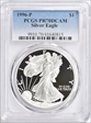 1996-P $1 Silver Eagle PR70DCAM