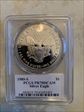 1989-S $1 Silver Eagle  Mercanti Flag Signature PR70DCAM