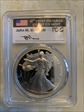 1996-P $1 Silver Eagle Mercanti Flag Signature PR70DCAM