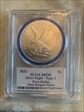 2021 $1 Silver Eagle - Type 2 Mint Designer Series FS Emily S. Damstra MS70
